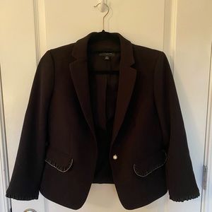 ANN TAYLOR BLACK BLAZER 6P